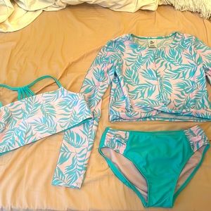 Pink and blue🌴🏝️